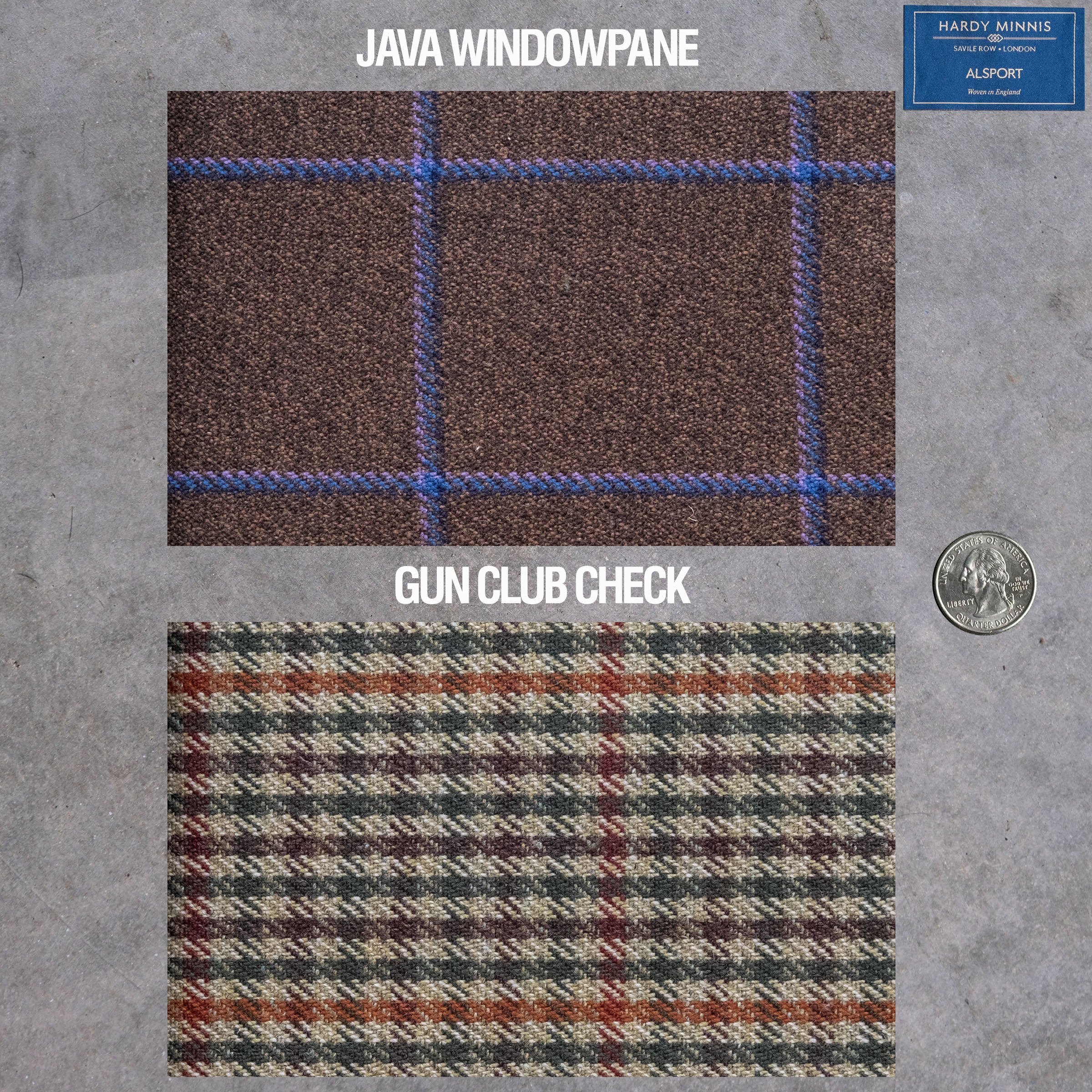 Custom Doyle, Teba, and Field Jackets Heavyweight Alsport Thornproof Tweed
