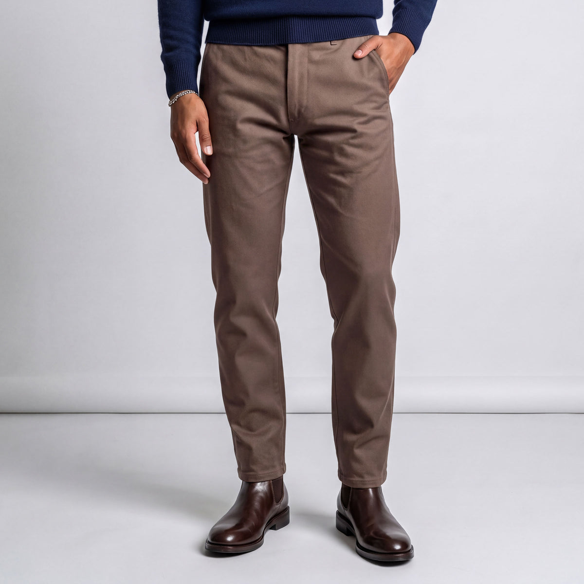 Rivet Chinos in Fall Cavalry Twill & Canvas