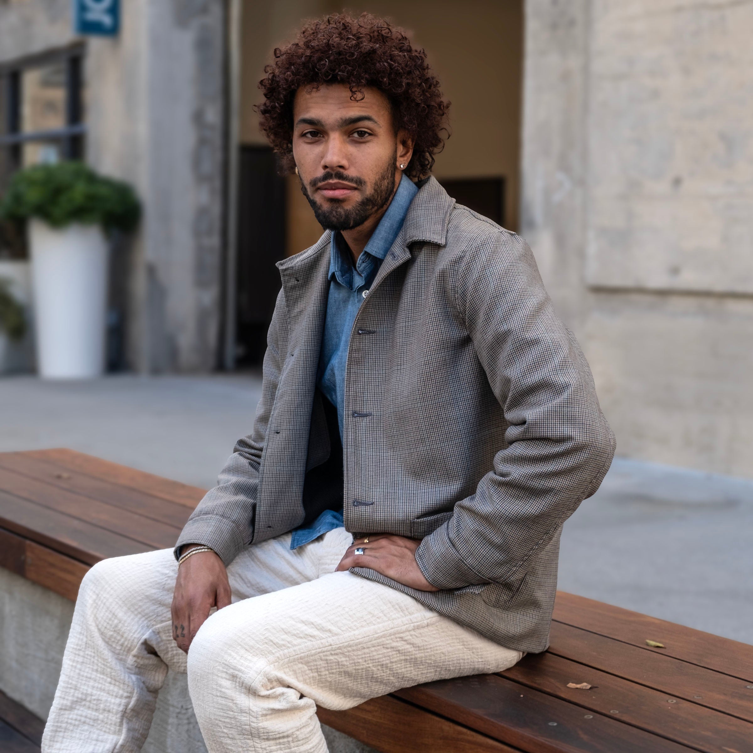 Sample Sale: Corso Jacket in Sz 38 Blackwatch 4-Season Wool