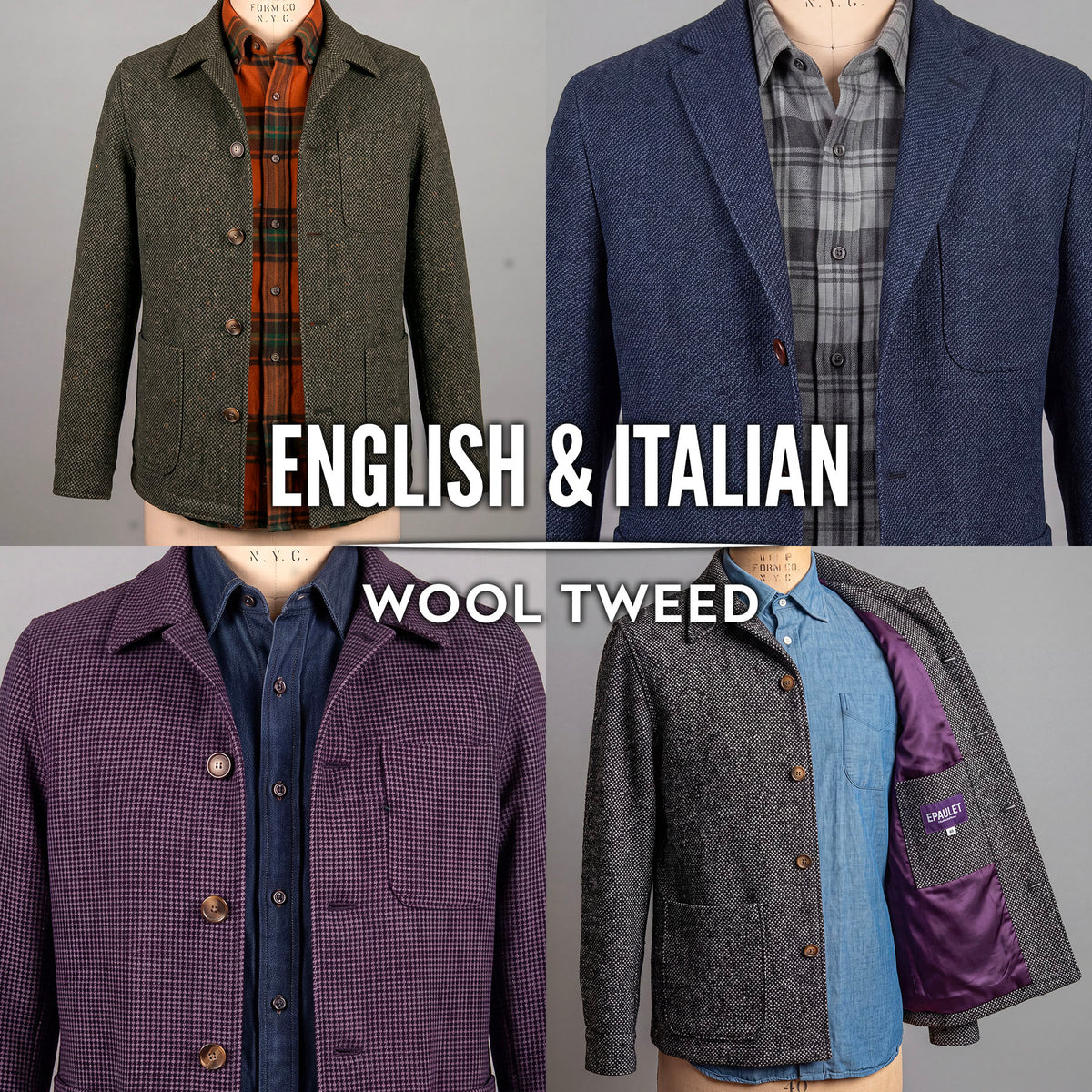 Doyle, Sinclair & Corso in English & Italian Wool Tweed Project