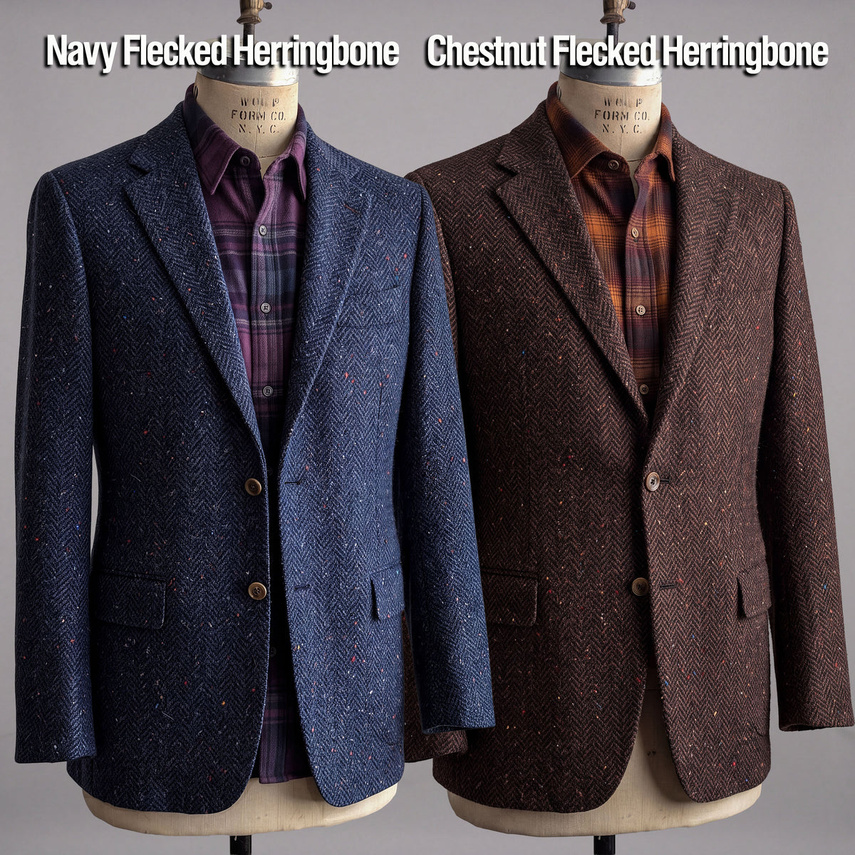 Custom Doyle, Teba, and Ranger Jackets Harris Tweed & Donegal