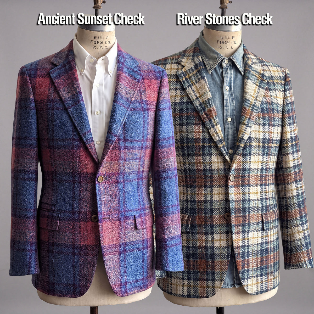 Custom Doyle, Teba, and Ranger Jackets Harris Tweed & Donegal