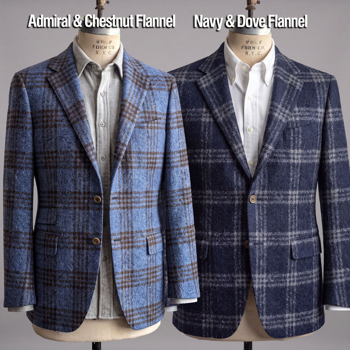 Custom Doyle, Teba, and Ranger Jackets Harris Tweed & Donegal