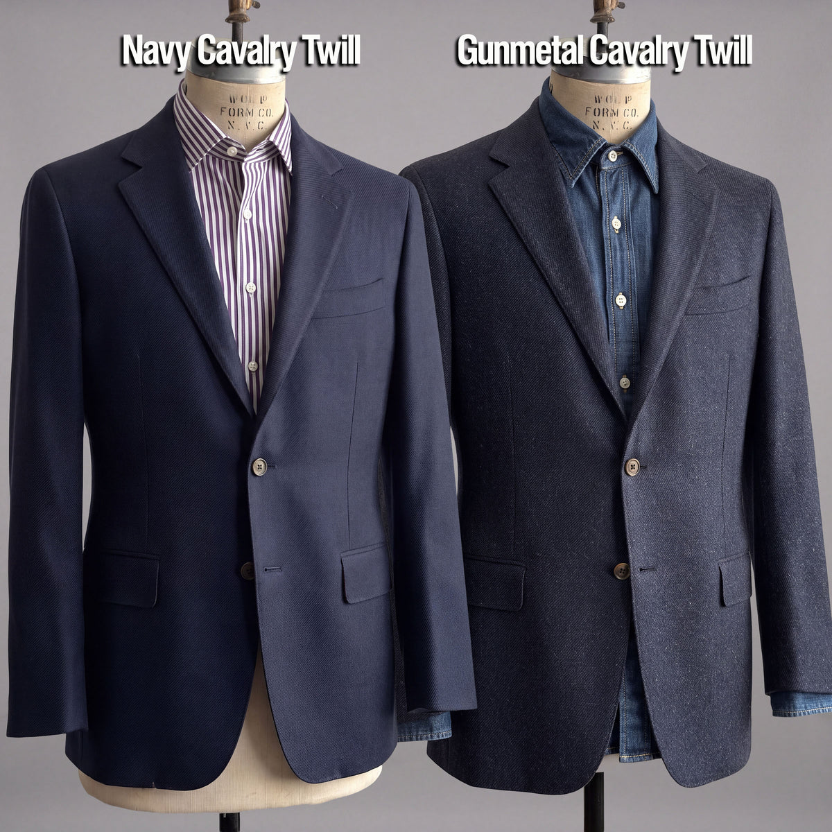 Custom Trousers in Flannel, Twill, & Hopsack