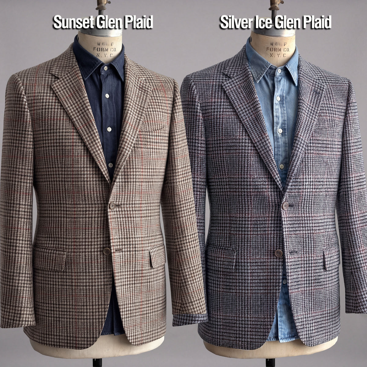 Custom Trousers in Flannel, Twill, & Hopsack