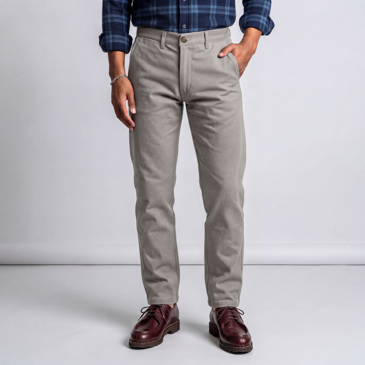 Rivet Chinos in Fall Cavalry Twill & Canvas