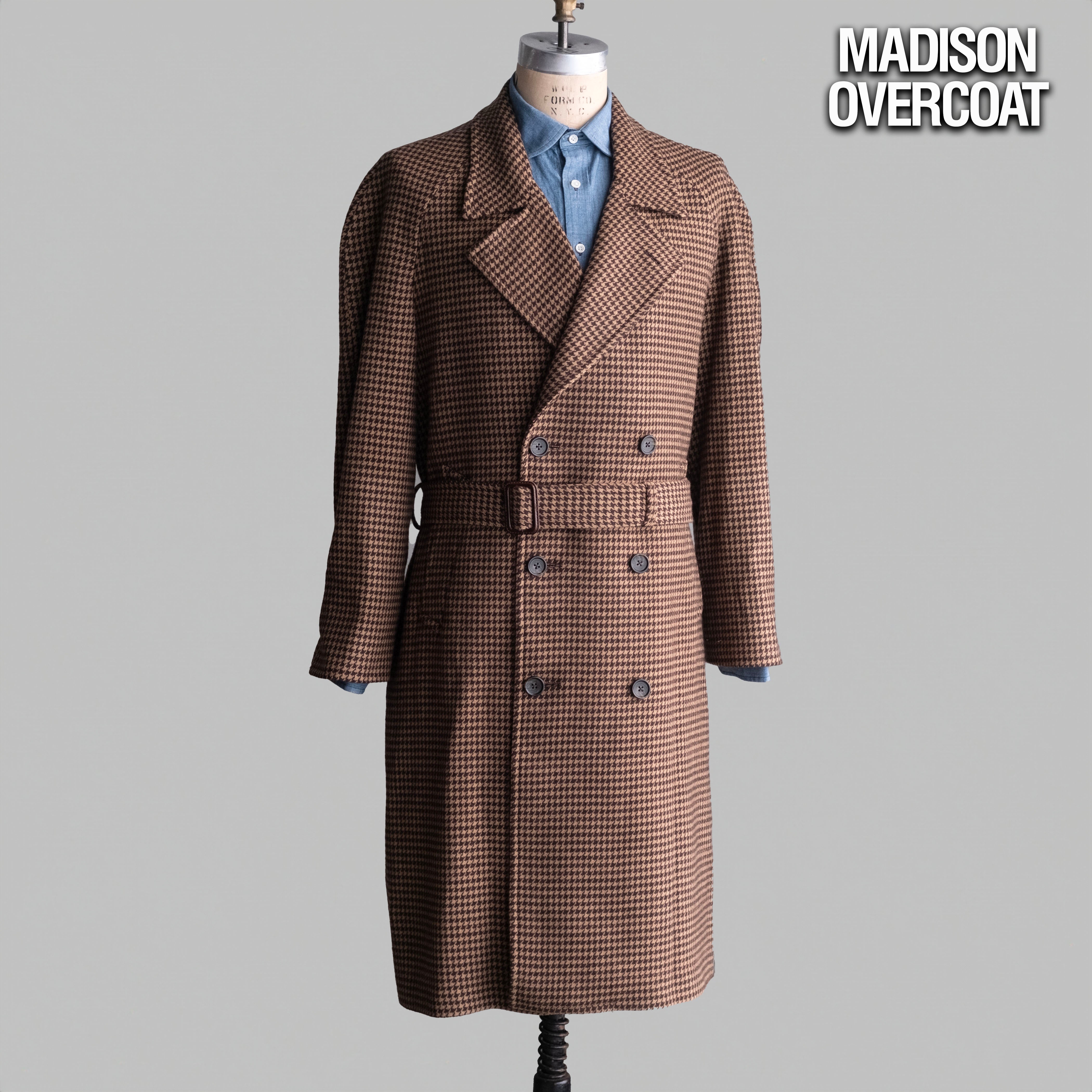 BB Custom Harris Tweed Madison Overcoat