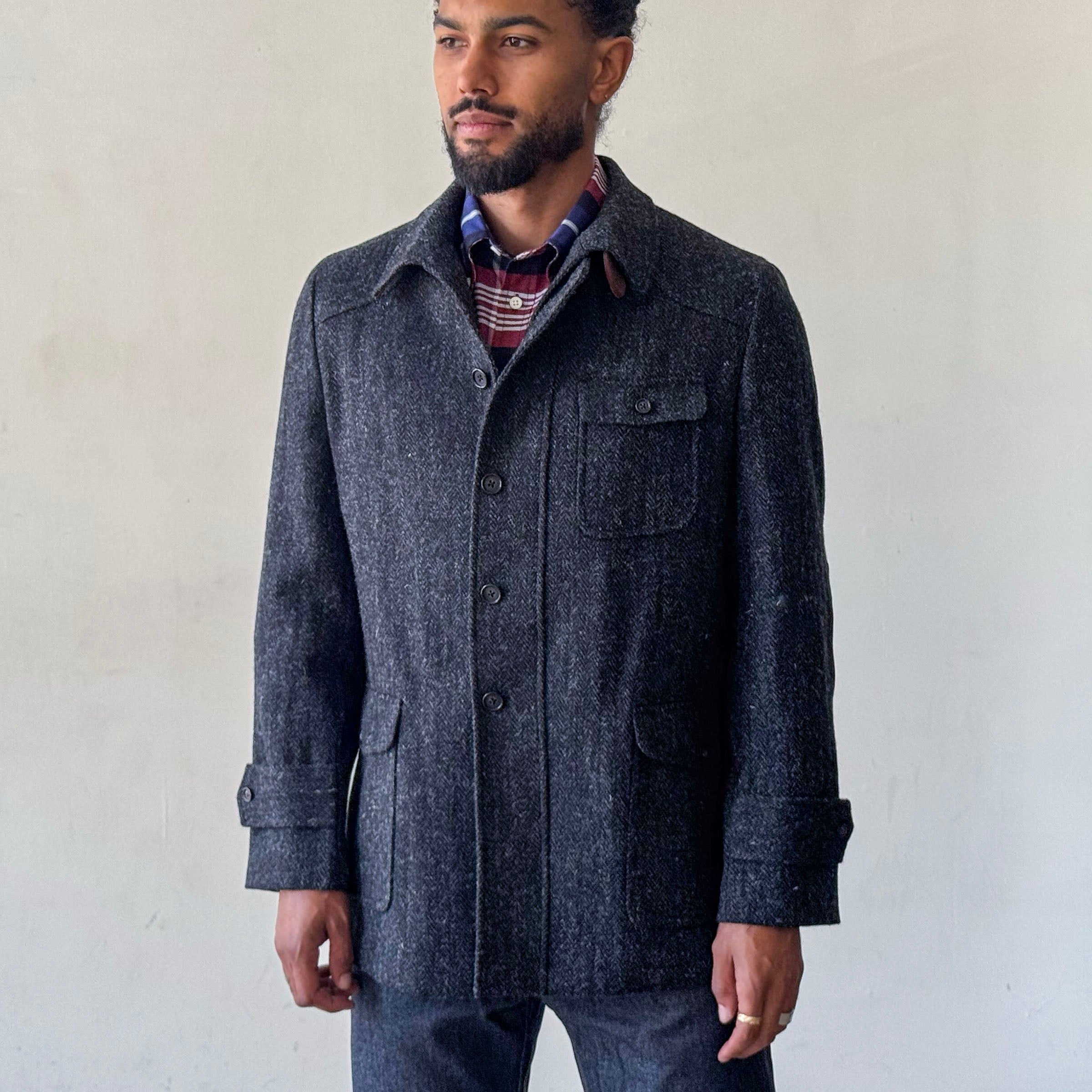 Custom Ranger & Moto Jackets in Harris Tweed & Flecked Herringbone
