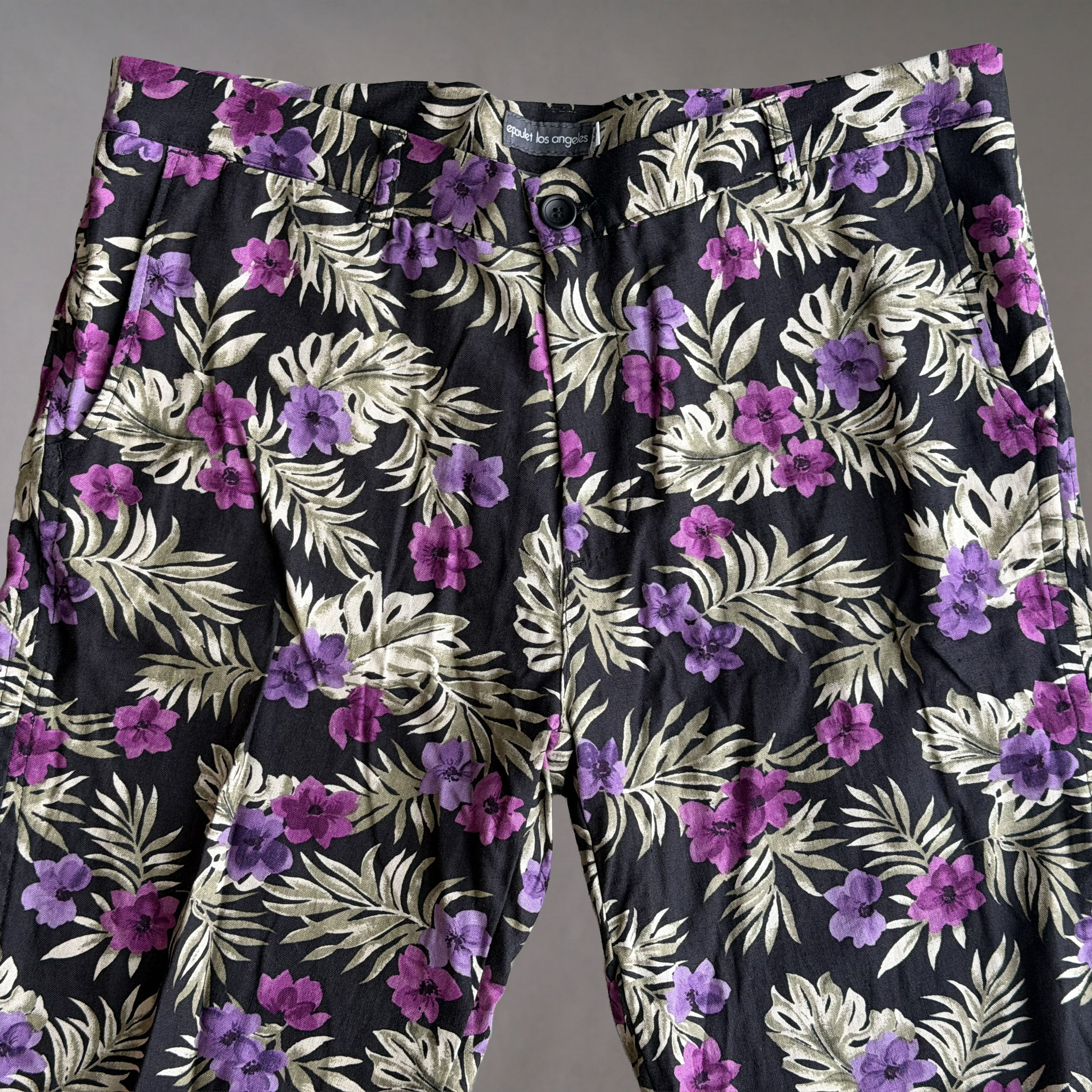 Sample: Rivet Chinos in Midnight Tiki Linen Size 40