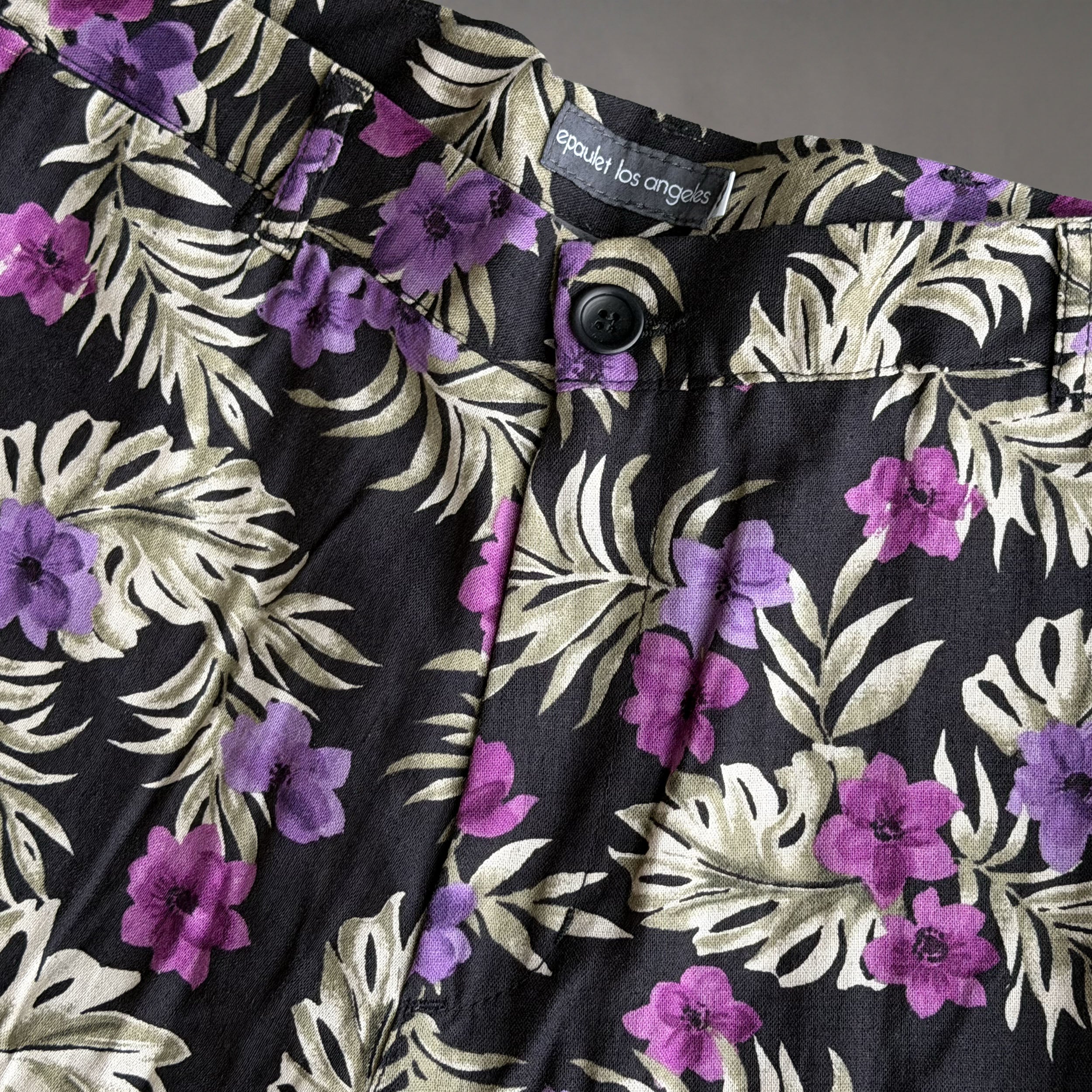 Sample: Rivet Chinos in Midnight Tiki Linen Size 40