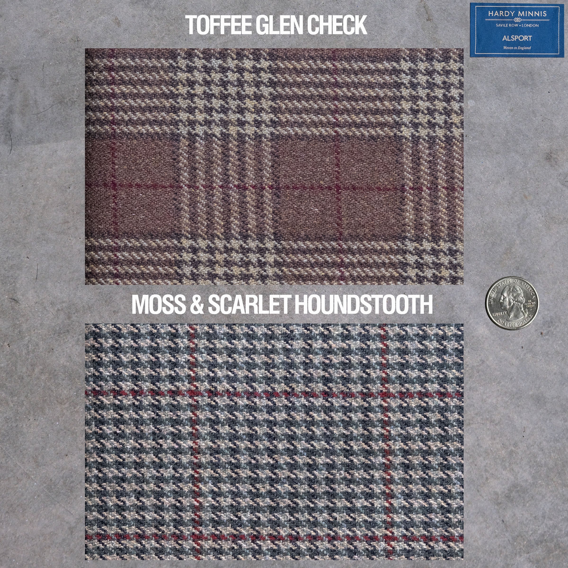 Custom Doyle, Teba, and Field Jackets Heavyweight Alsport Thornproof Tweed