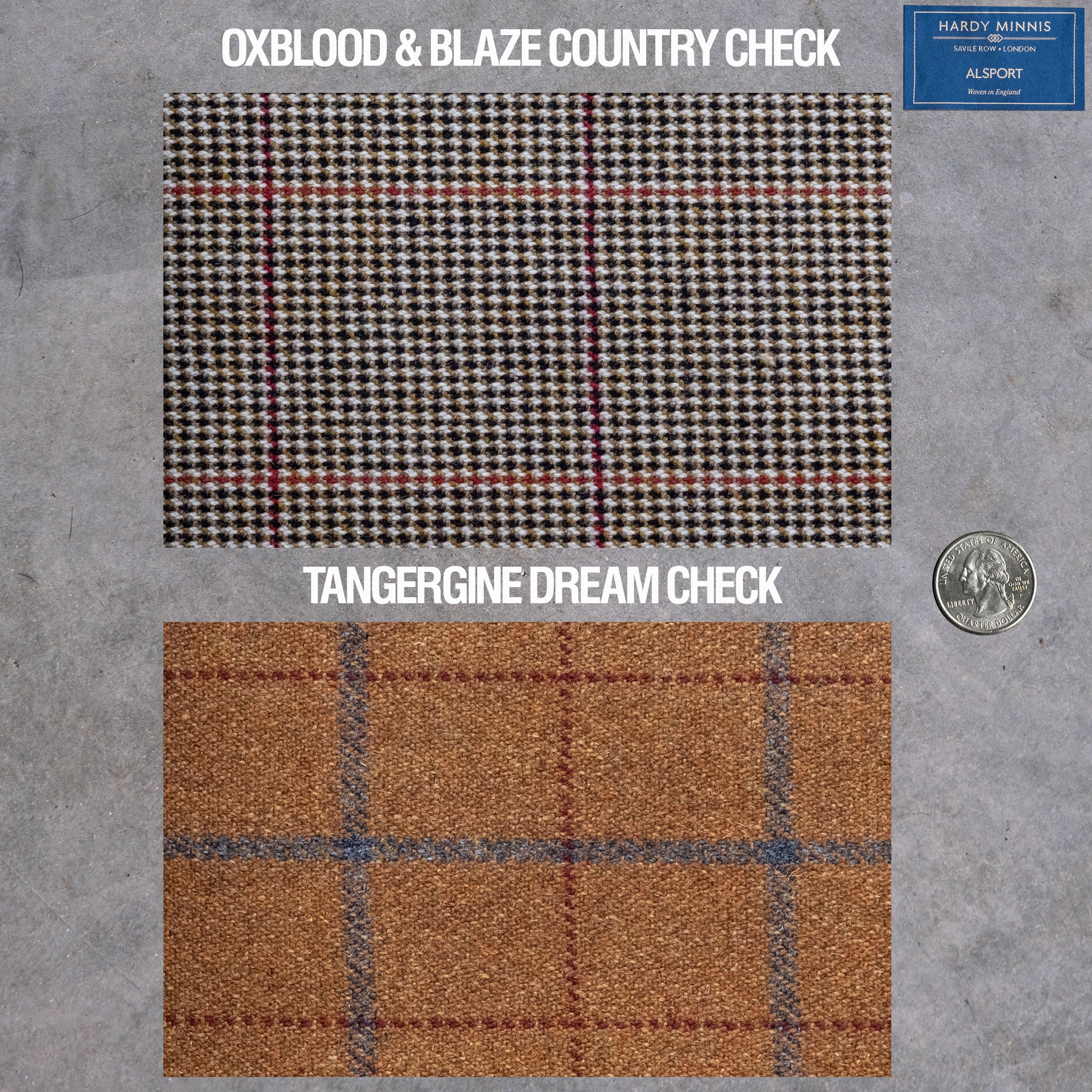 Custom Doyle, Teba, and Field Jackets Heavyweight Alsport Thornproof Tweed