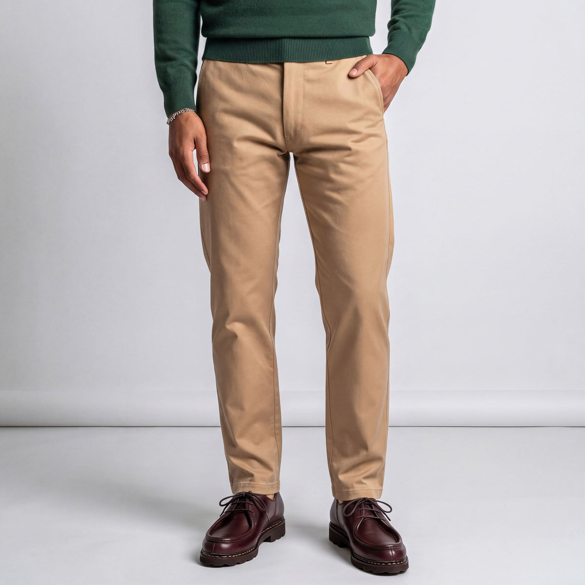 Rivet Chinos in Fall Cavalry Twill & Canvas