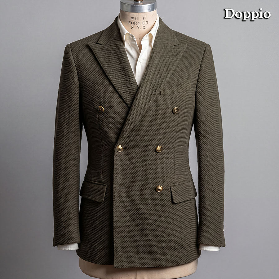 PM Olive Moss Sashiko Suit