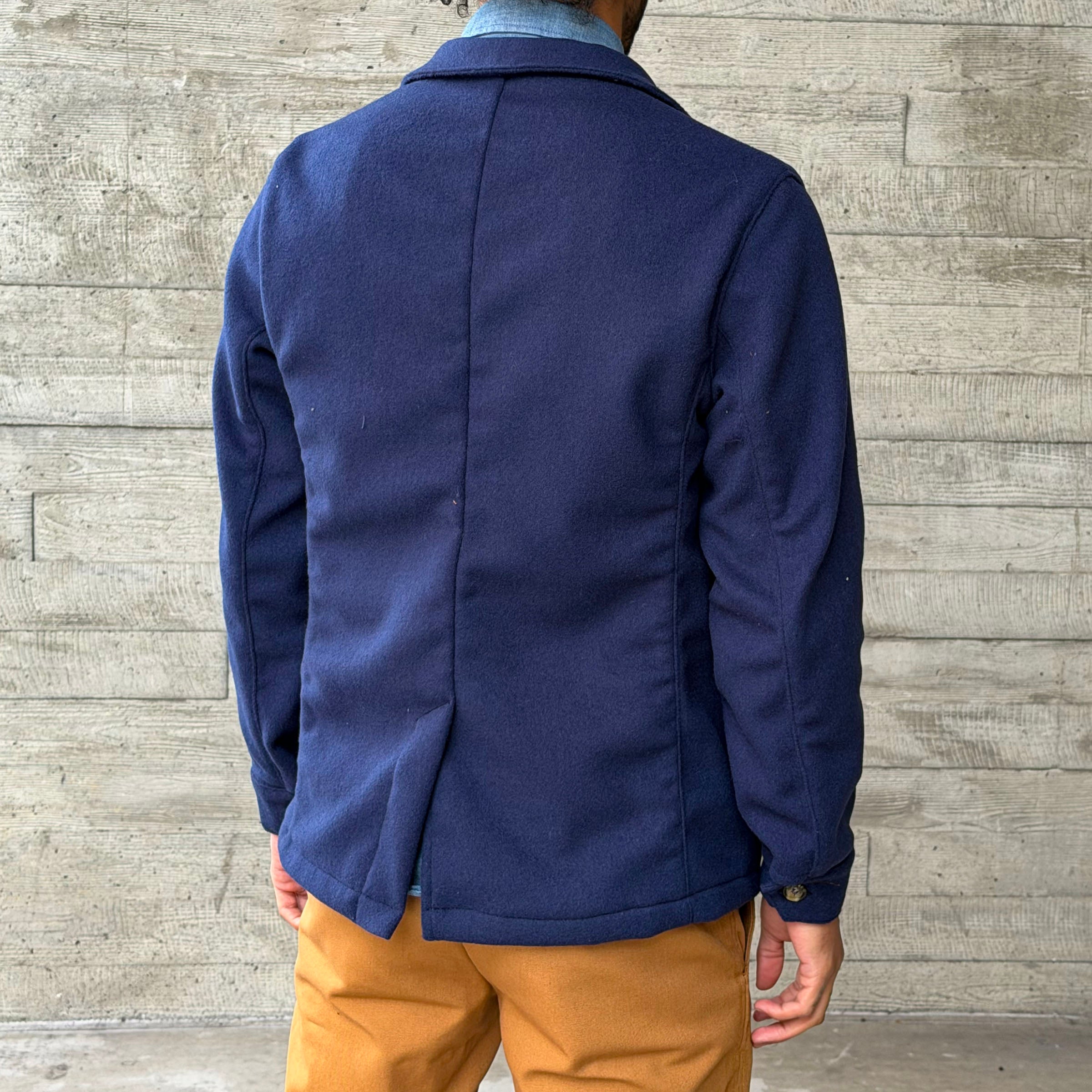 Doyle Jacket Cobalt Thornproof Wool Sz 40