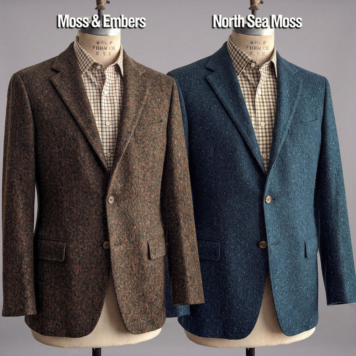 Custom Doyle, Teba, and Ranger Jackets Harris Tweed & Donegal