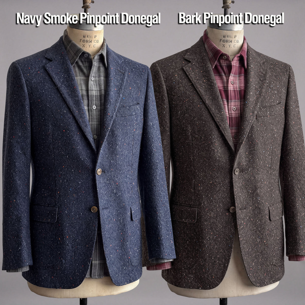 Custom Doyle, Teba, and Ranger Jackets Harris Tweed & Donegal