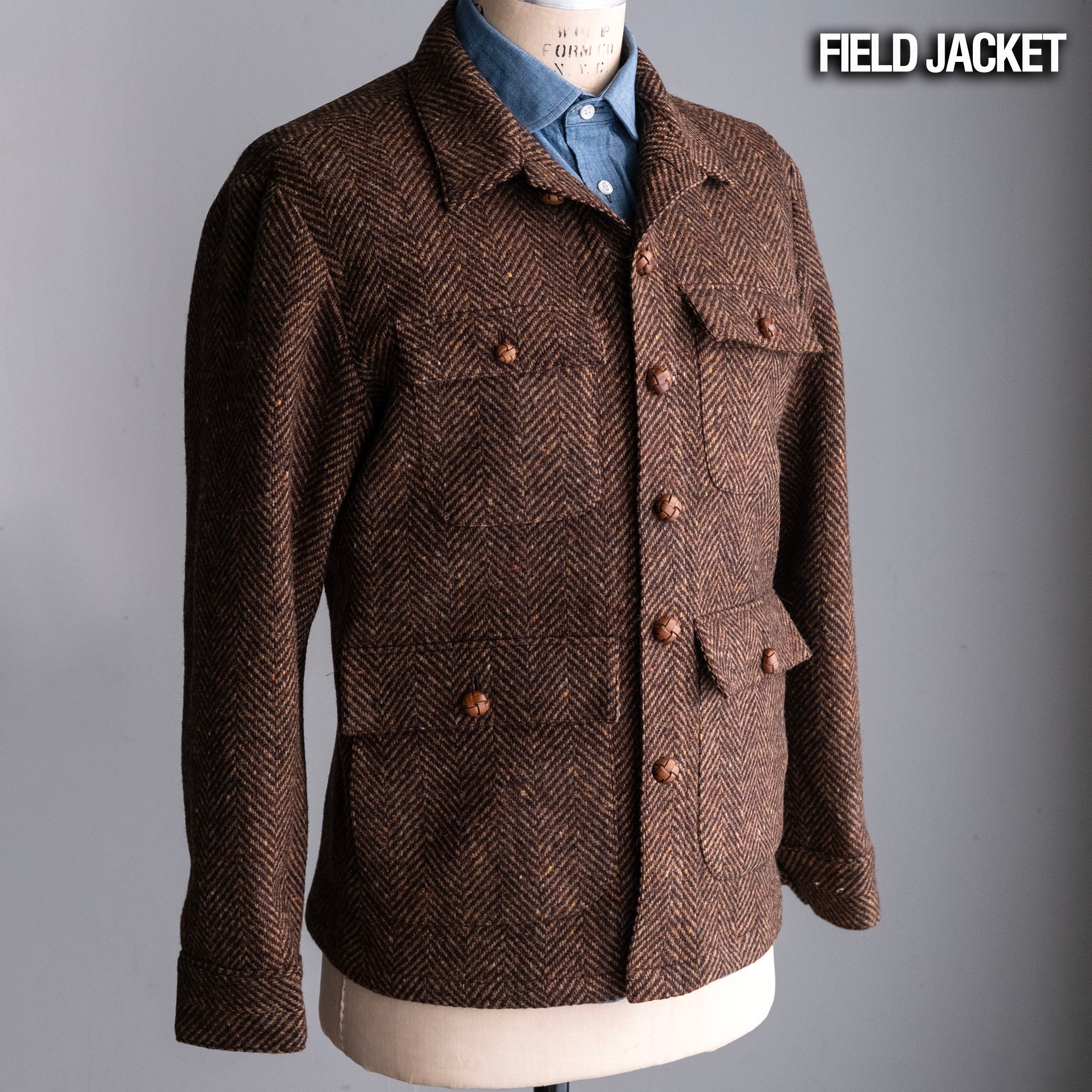 Custom Doyle, Teba, and Field Jackets Fox Brothers Classic Flannel