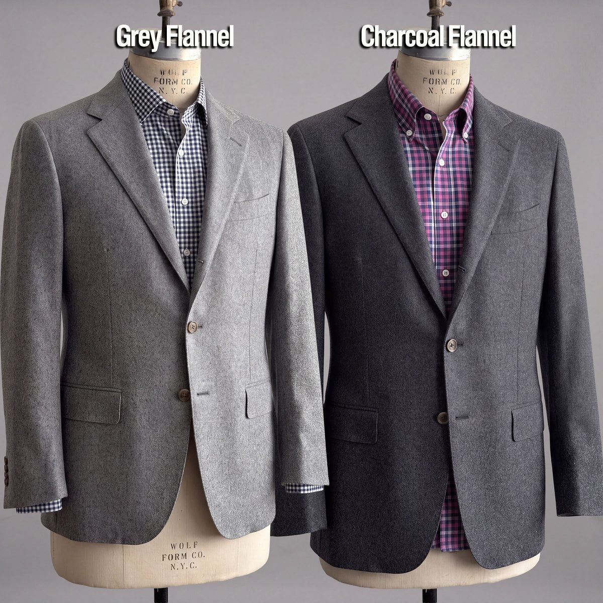 Custom Suits & Sportcoats Flannel, Twill, & Hopsack
