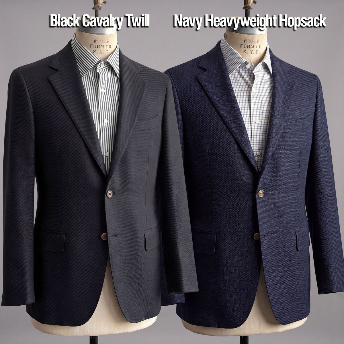 Custom Suits & Sportcoats Flannel, Twill, & Hopsack