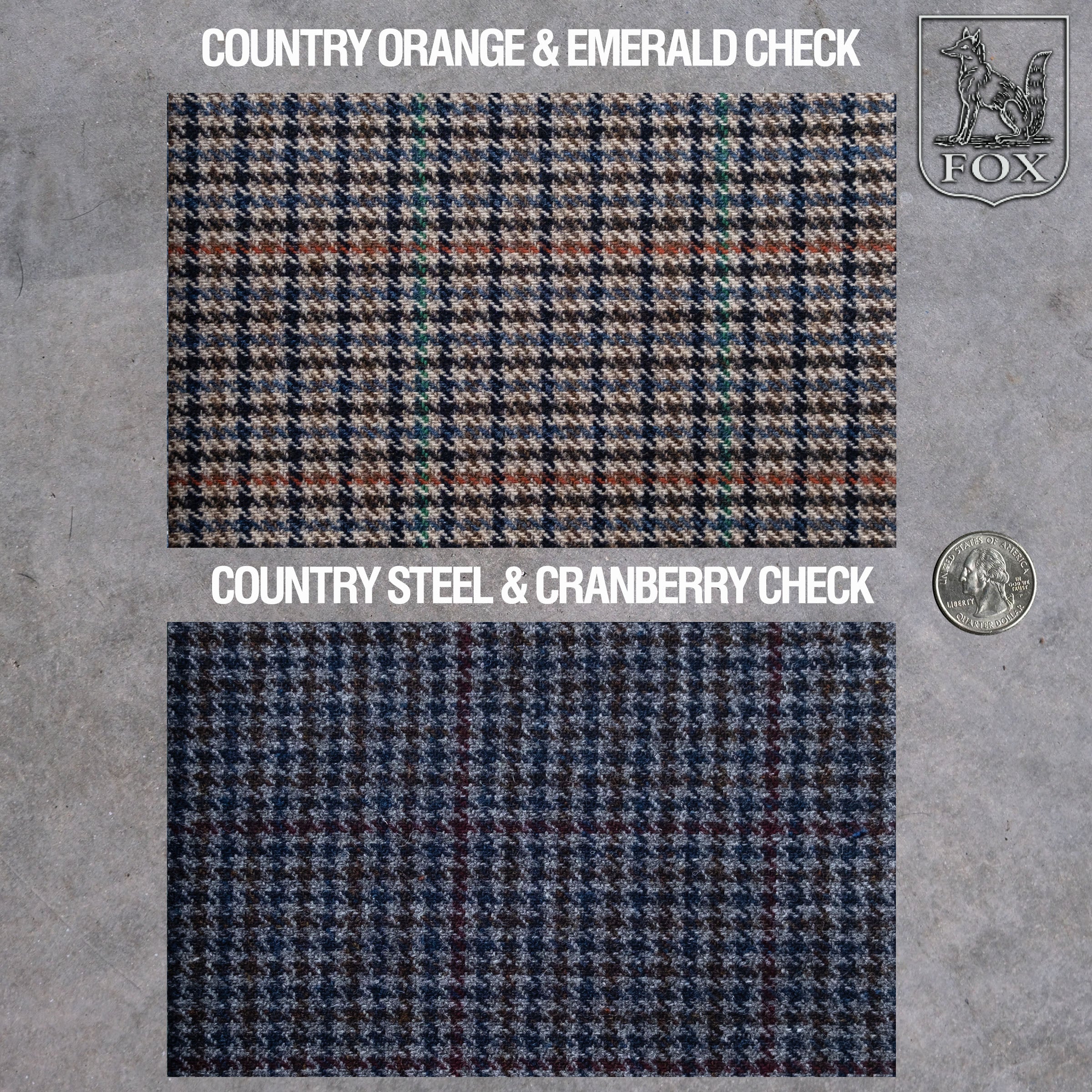 Custom Doyle, Teba, and Field Jackets Fox Brothers Tweed