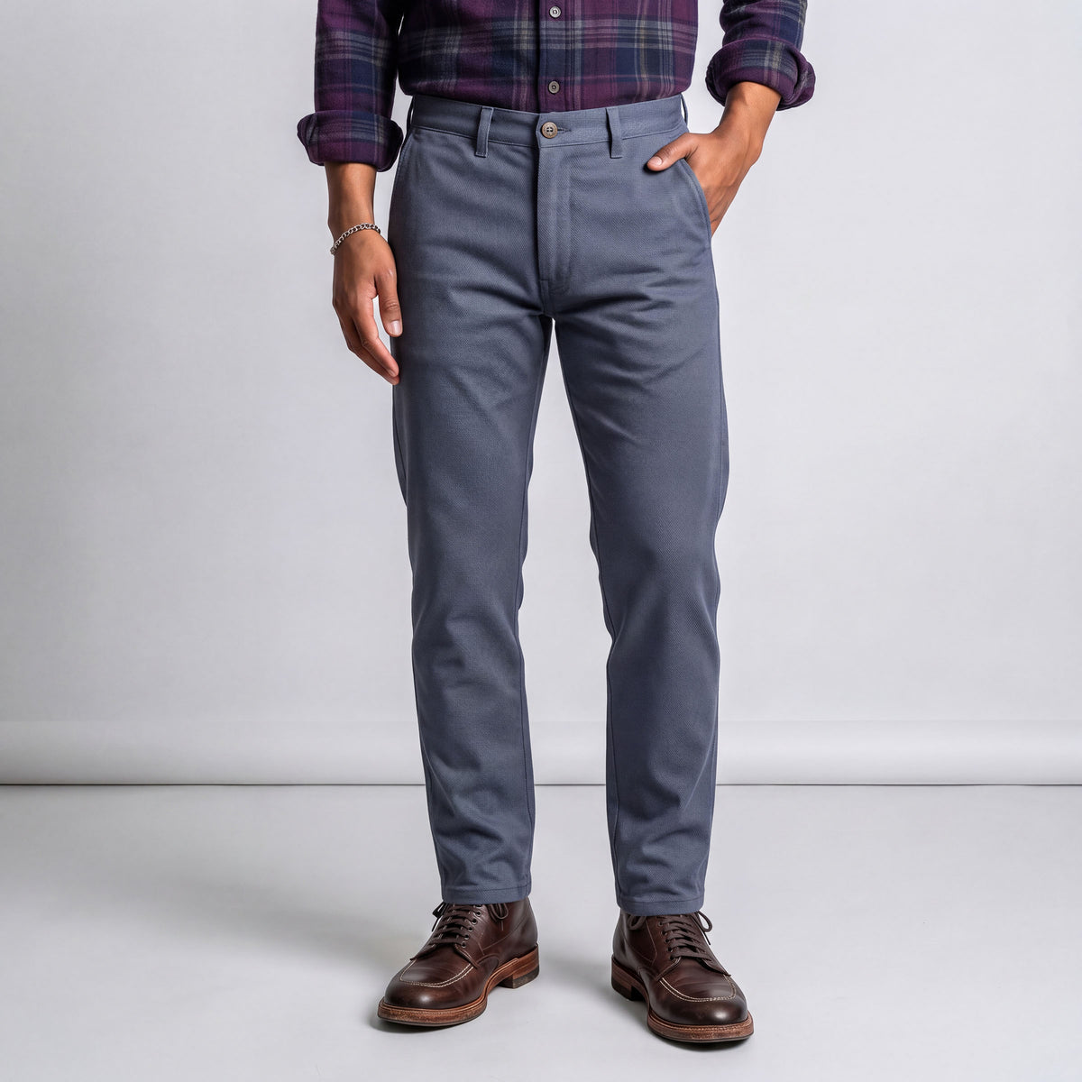 Rivet Chinos in Fall Cavalry Twill & Canvas