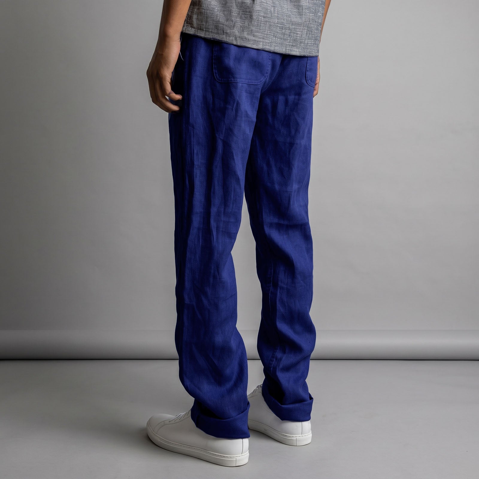 Laidback Pant Albini Indigo Linen