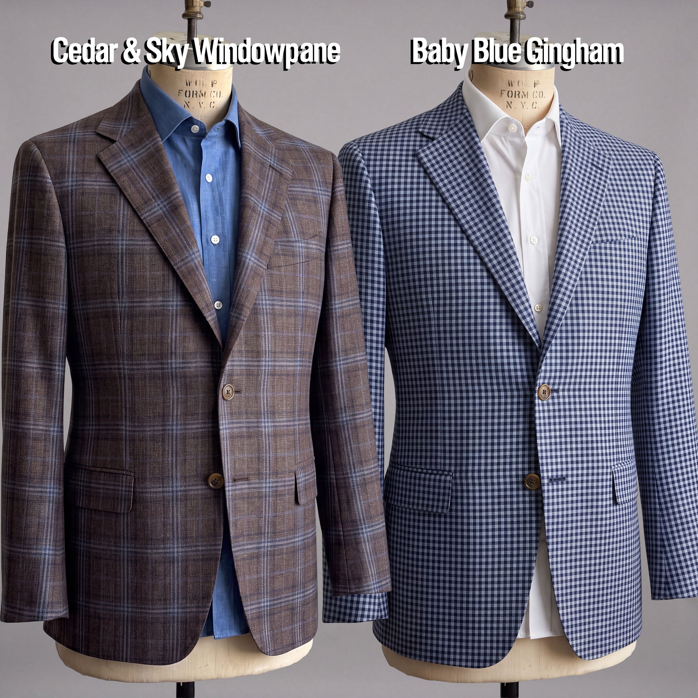 Custom Suits & Sportcoats Lightweight Wools & 4-Season Blends