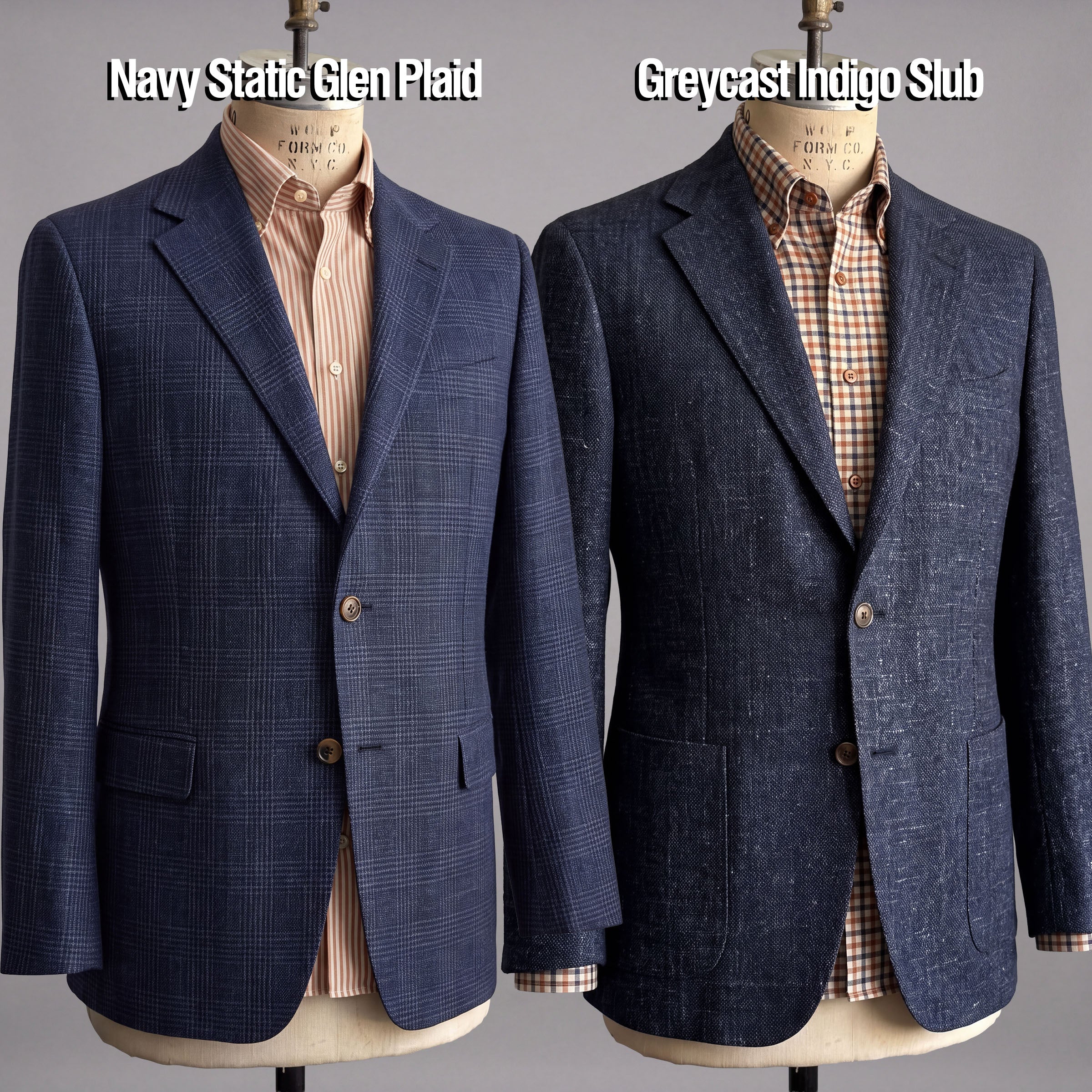Custom Suits & Sportcoats Lightweight Wools & 4-Season Blends