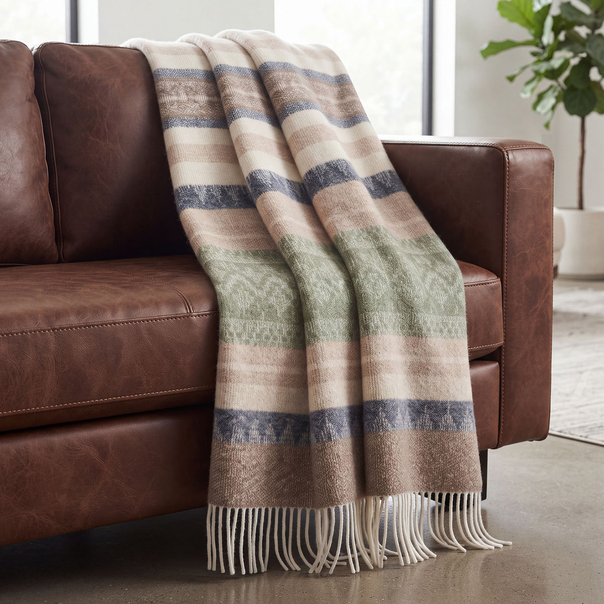 Cherokee Alpaca-Wool Luxury Throw Blanket (4 Colors)