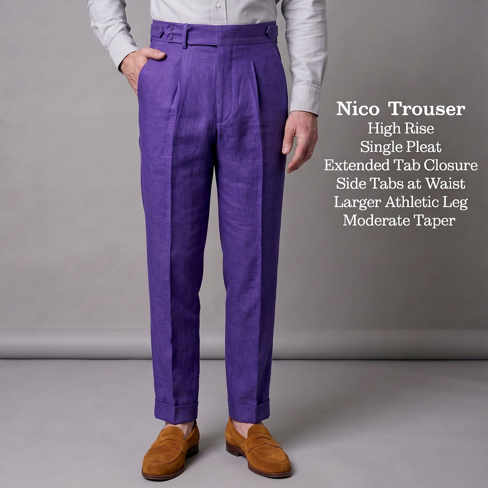 Factory Finds Trousers Holland & Sherry Luxe & Patterned