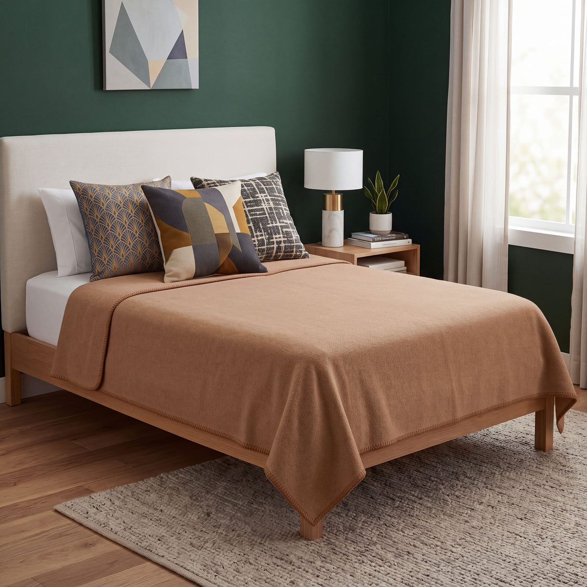 Twin Size Alpaca-Wool Luxury Comforter