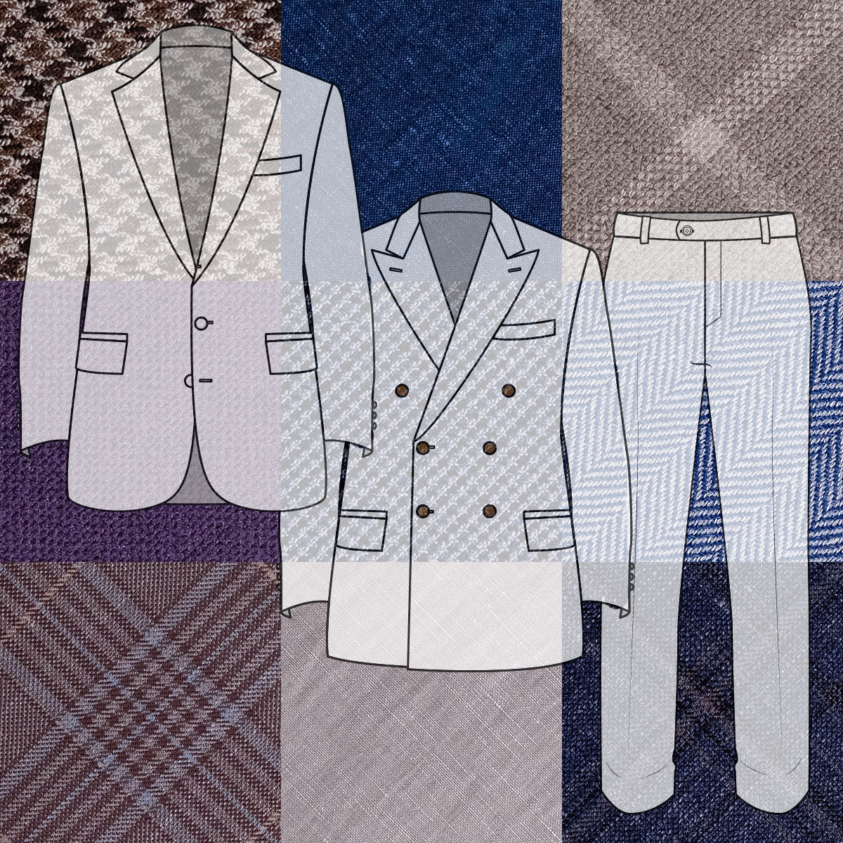 Custom Suits & Sportcoats Lightweight Luxe Blends