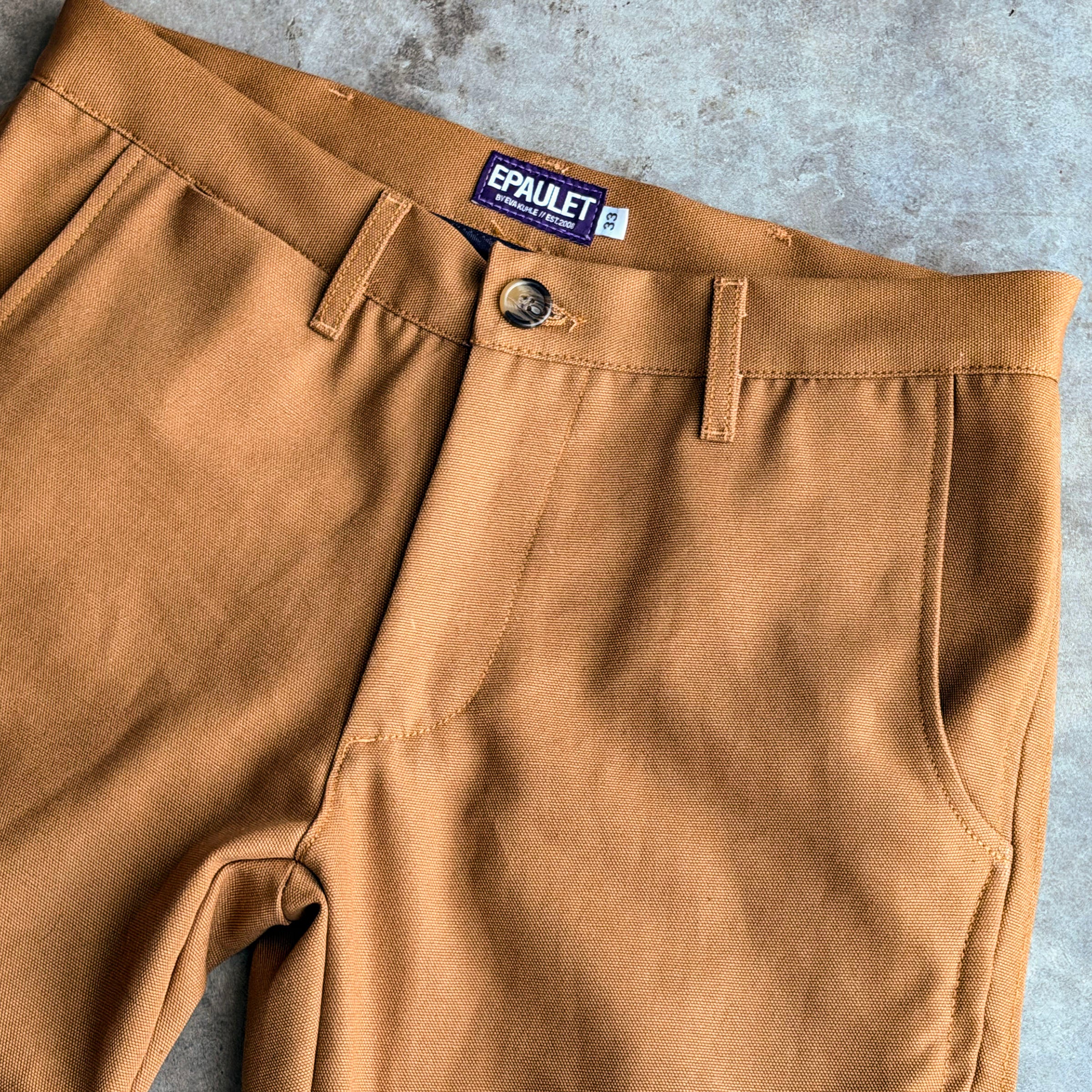 Rivet Chino Caramel 11oz Duck Canvas