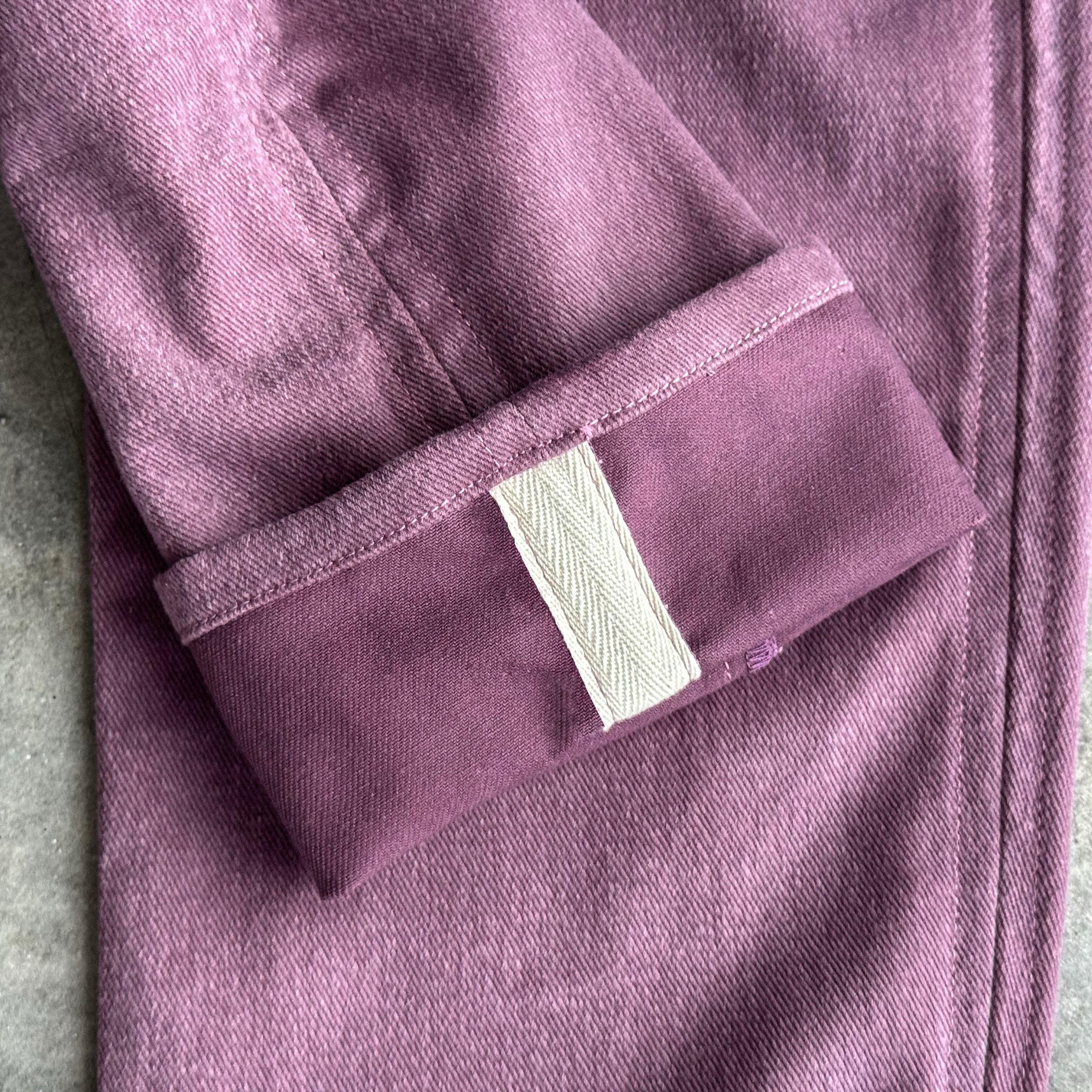 Rivet Chino Dusty Rose 11oz Brushed Cavalry Twill Sz 33