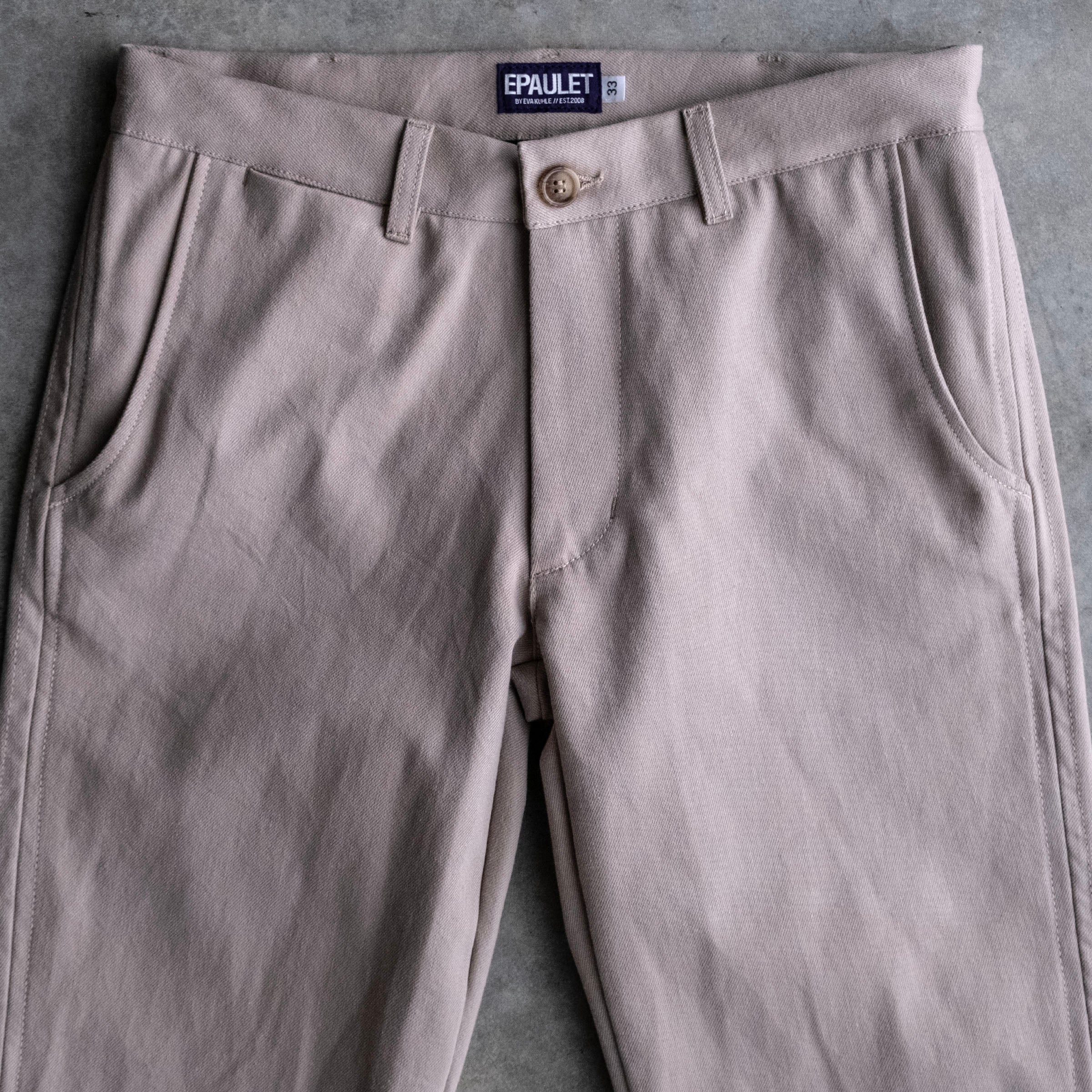 Rivet Chino Washed Khaki 10oz Howitzer Twill Sz 36