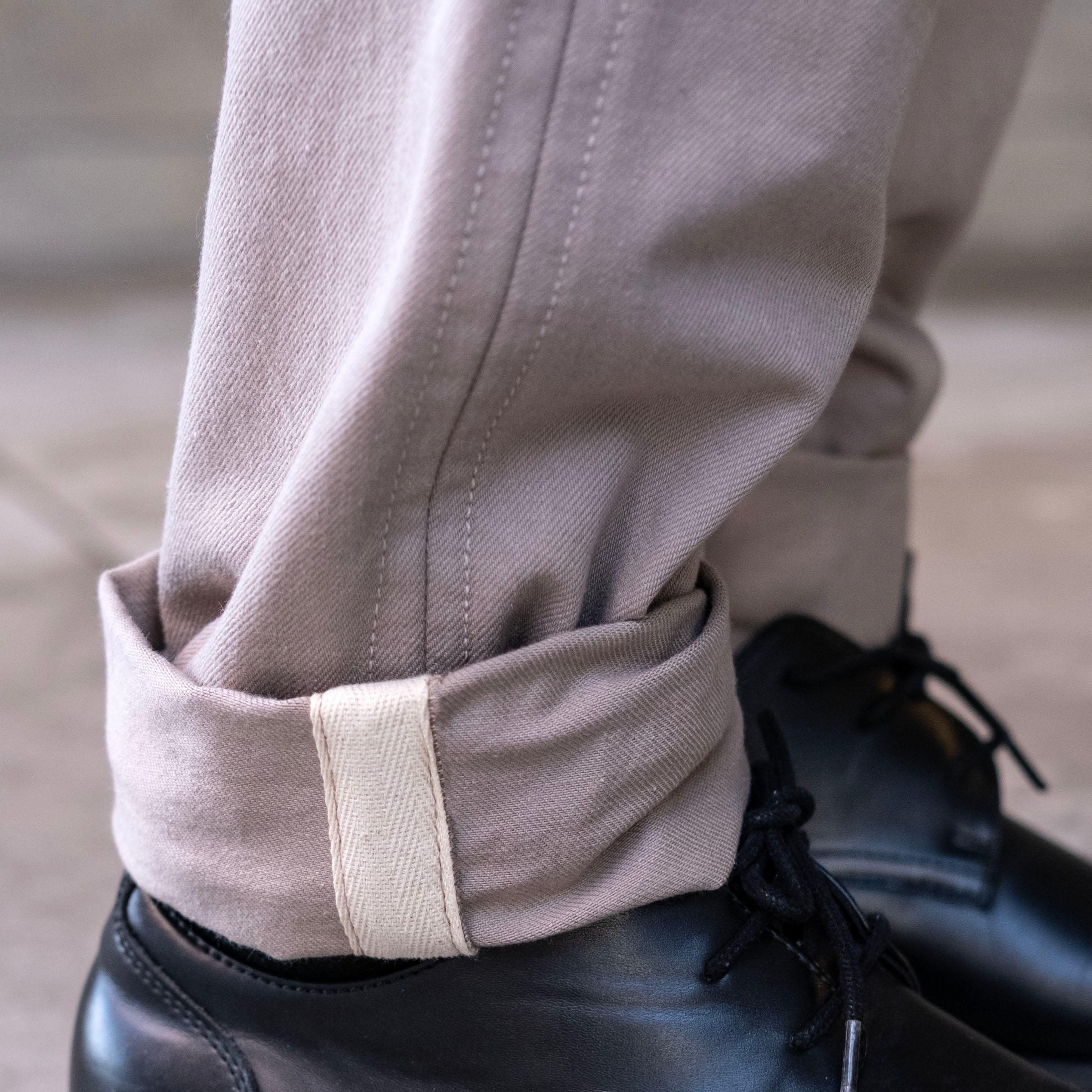Rivet Chino Washed Khaki 10oz Howitzer Twill Sz 36