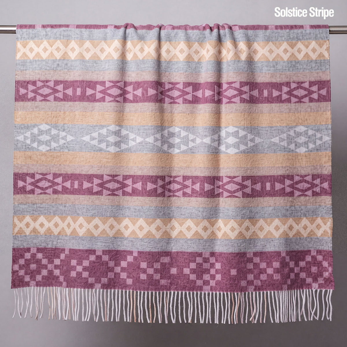 Peruvian Indigenous Alpaca-Wool Luxury Throw Blanket (4 Colors)