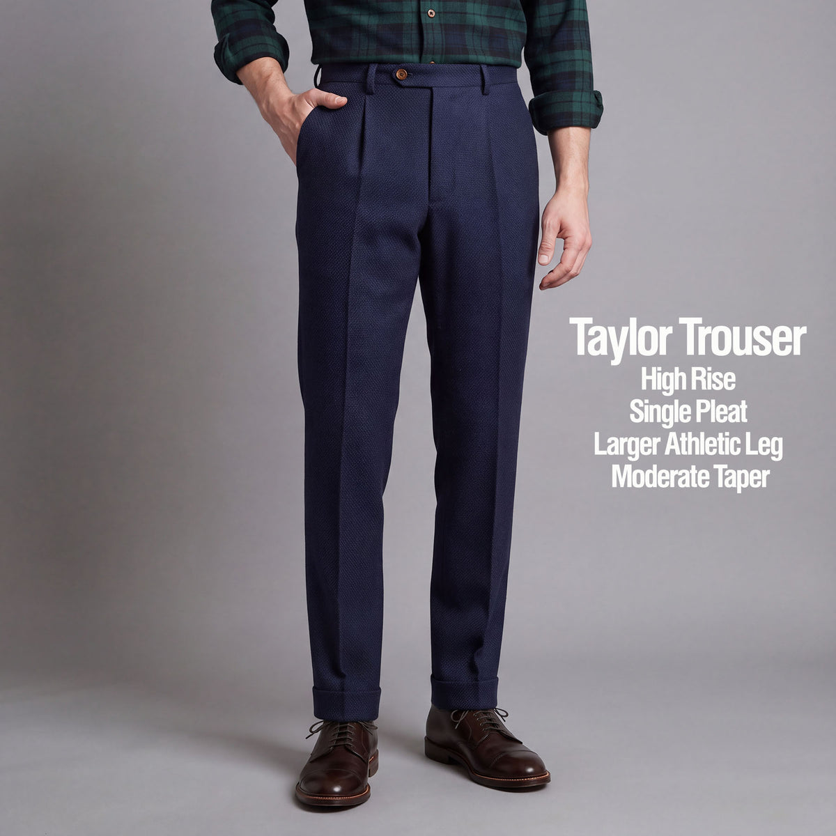 Custom Trousers in Flannel, Twill, & Hopsack