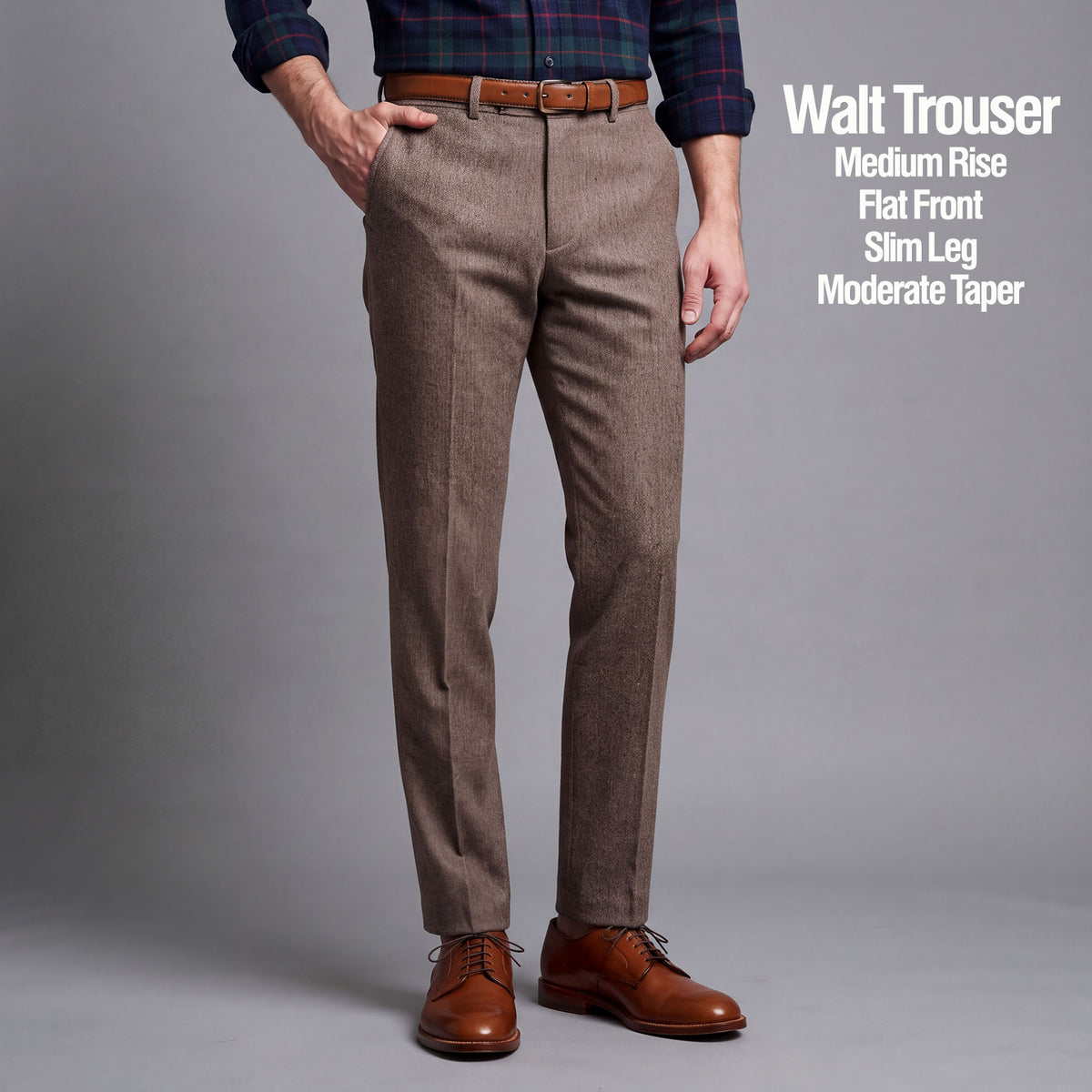 Custom Trousers in Flannel, Twill, & Hopsack
